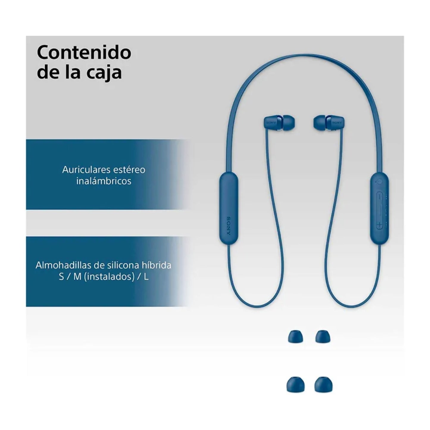 FU Audífono In Ear Bluetooth Sony WI-C100/BZ UC