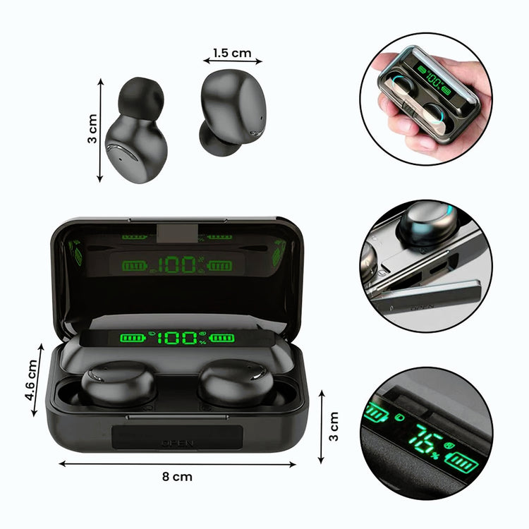 LOTE Audifonos Bluetooth F9 Táctil inalambricos