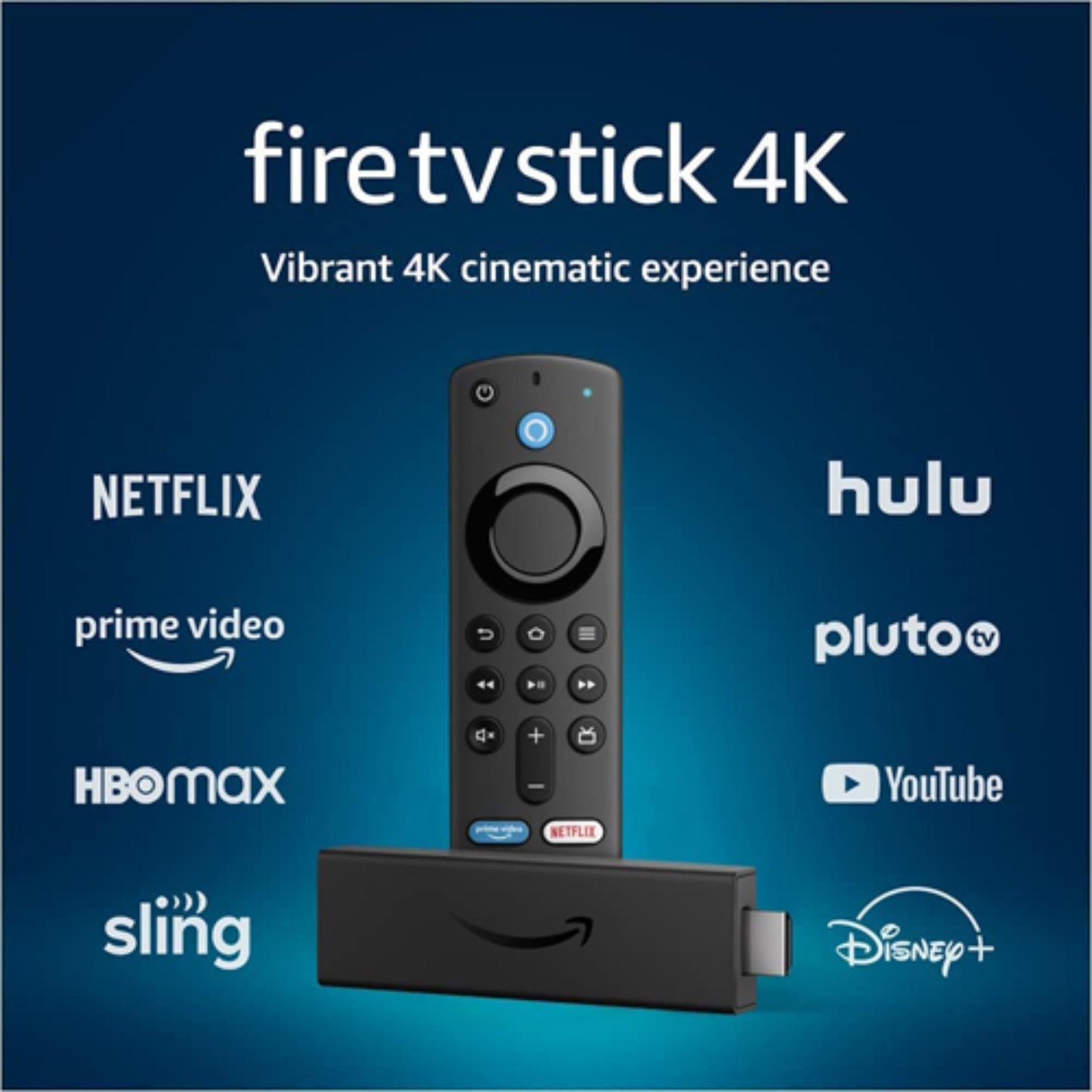 Amazon Fire TV Stick 4k con control remoto compatible con Alexa 2da Gen
