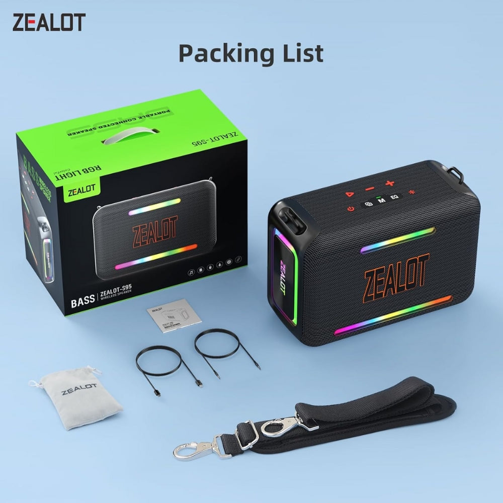 Parlante Bluetooth Zealot S95 120W Negro