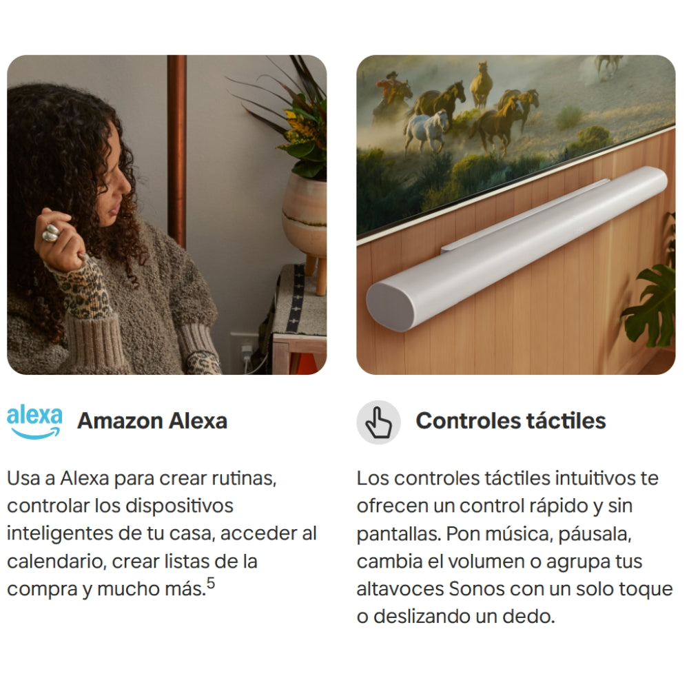 Barra de Sonido Soundbar Sonos Arc Ultra WiFi Negro