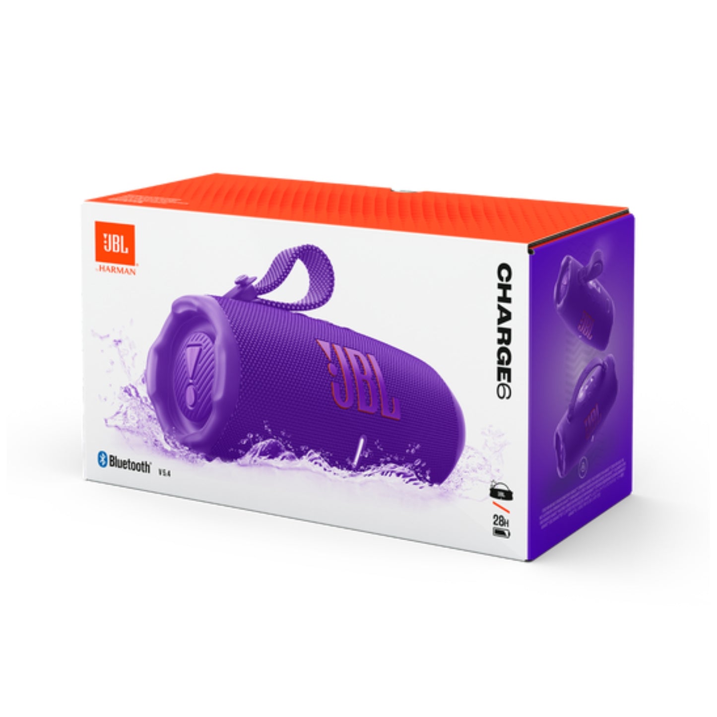Parlante Bluetooth JBL Charge 6 28 horas - Morado