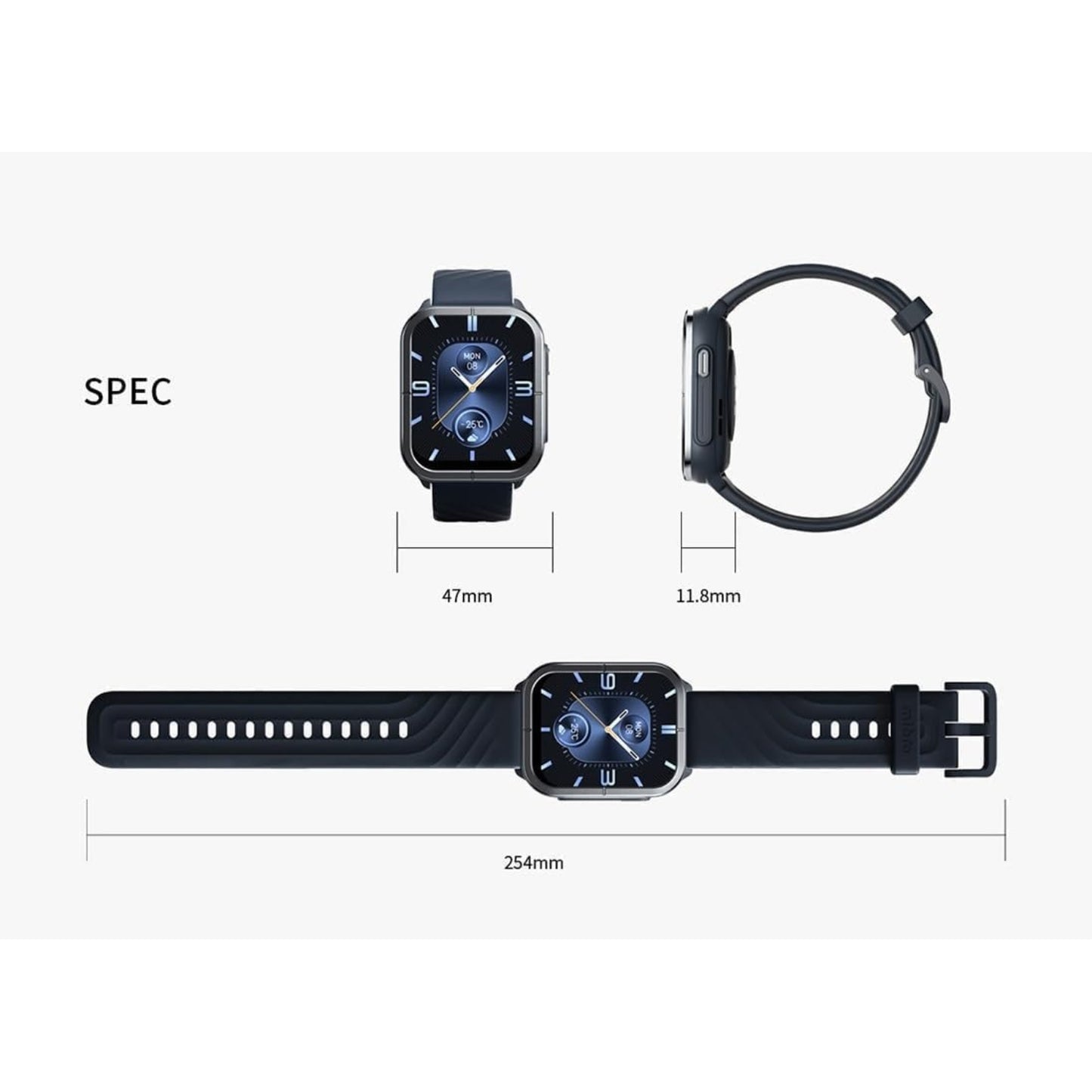 Smartwatch Mibro C3 Azul Oscuro Llamadas Bluetooth