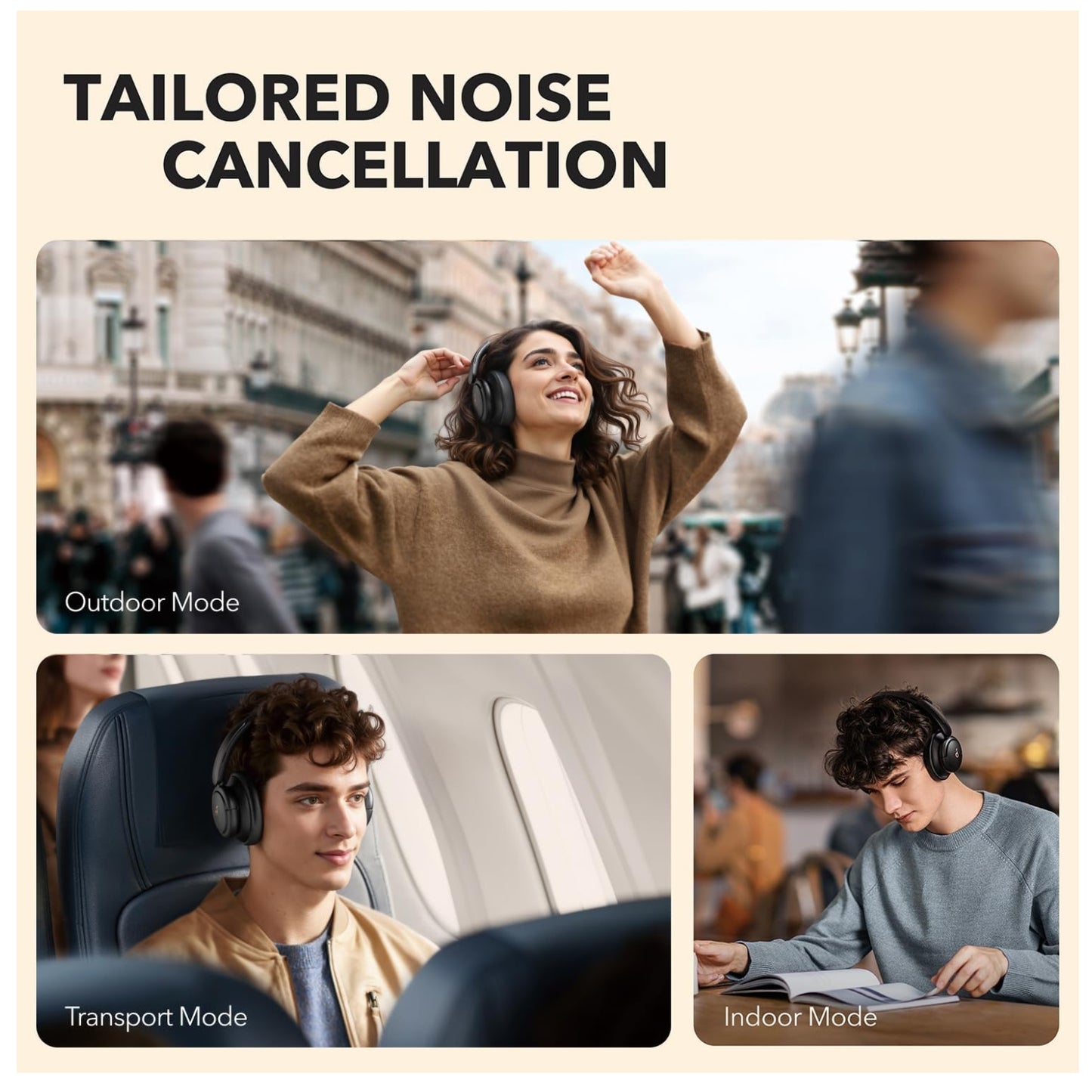 Audifonos SoundCore Q30 Negro 70h