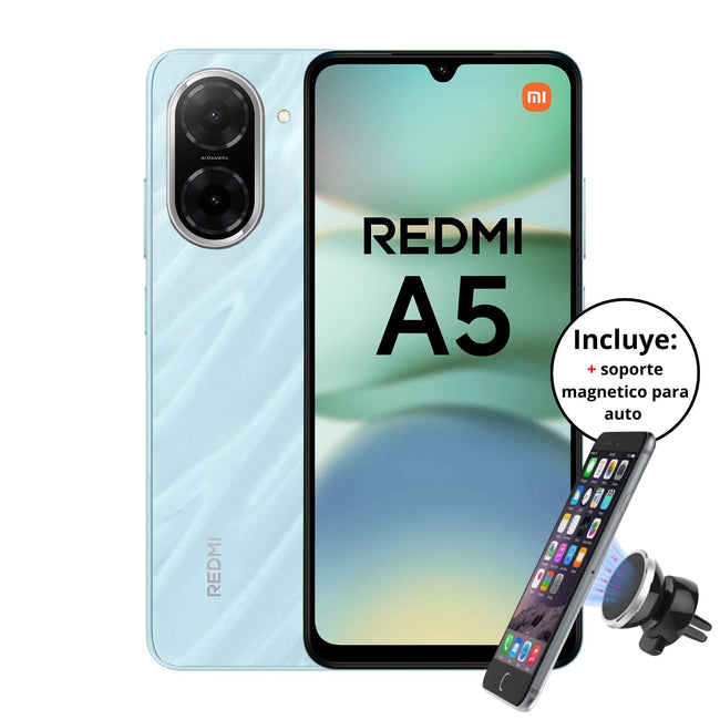 FU Celular Xiaomi Redmi A5 Dual SIM 128GB Azul 4GB RAM + 4 virtual