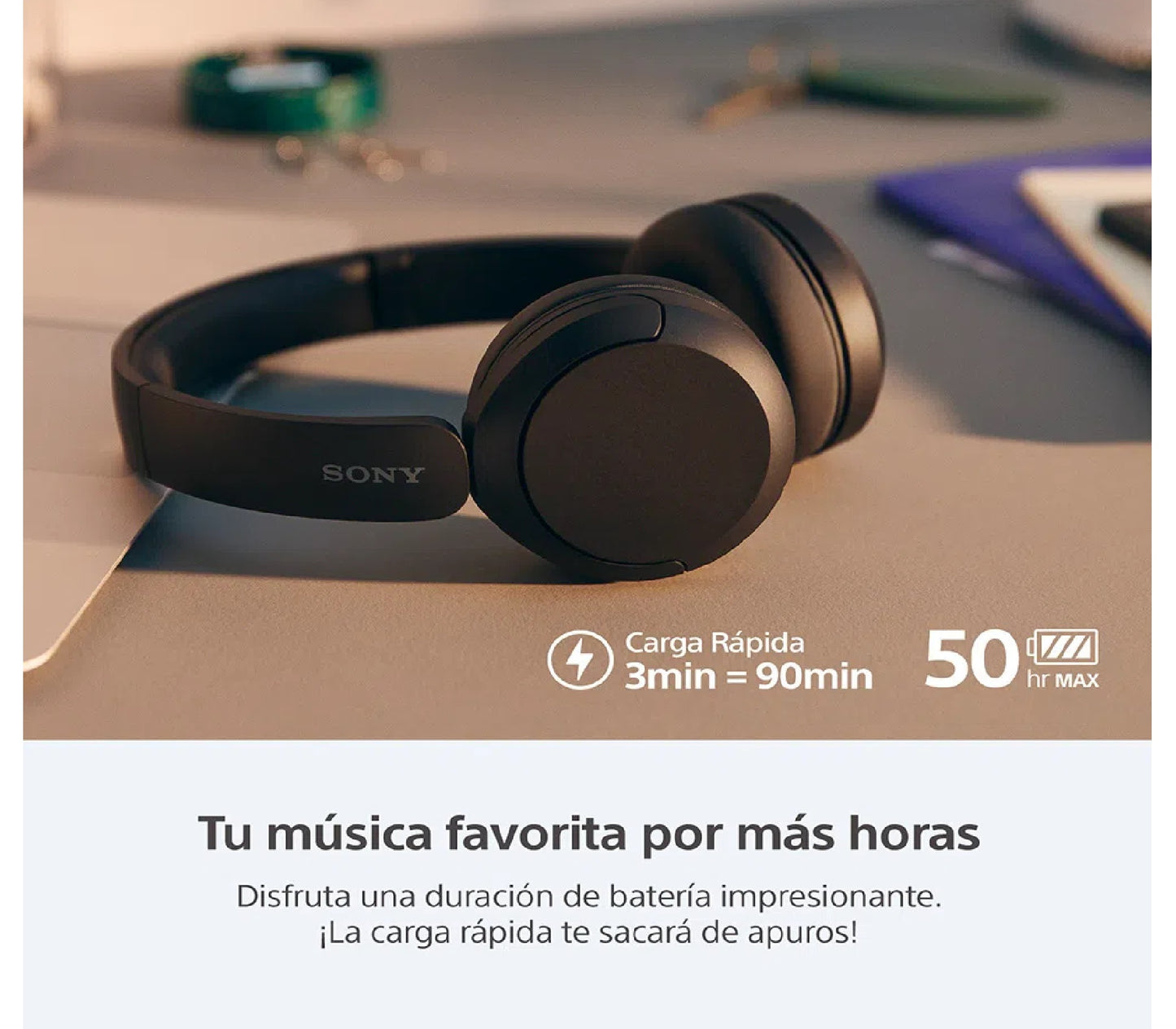 Audifonos Bluetooth On ear Sony WH-CH520 50Hrs