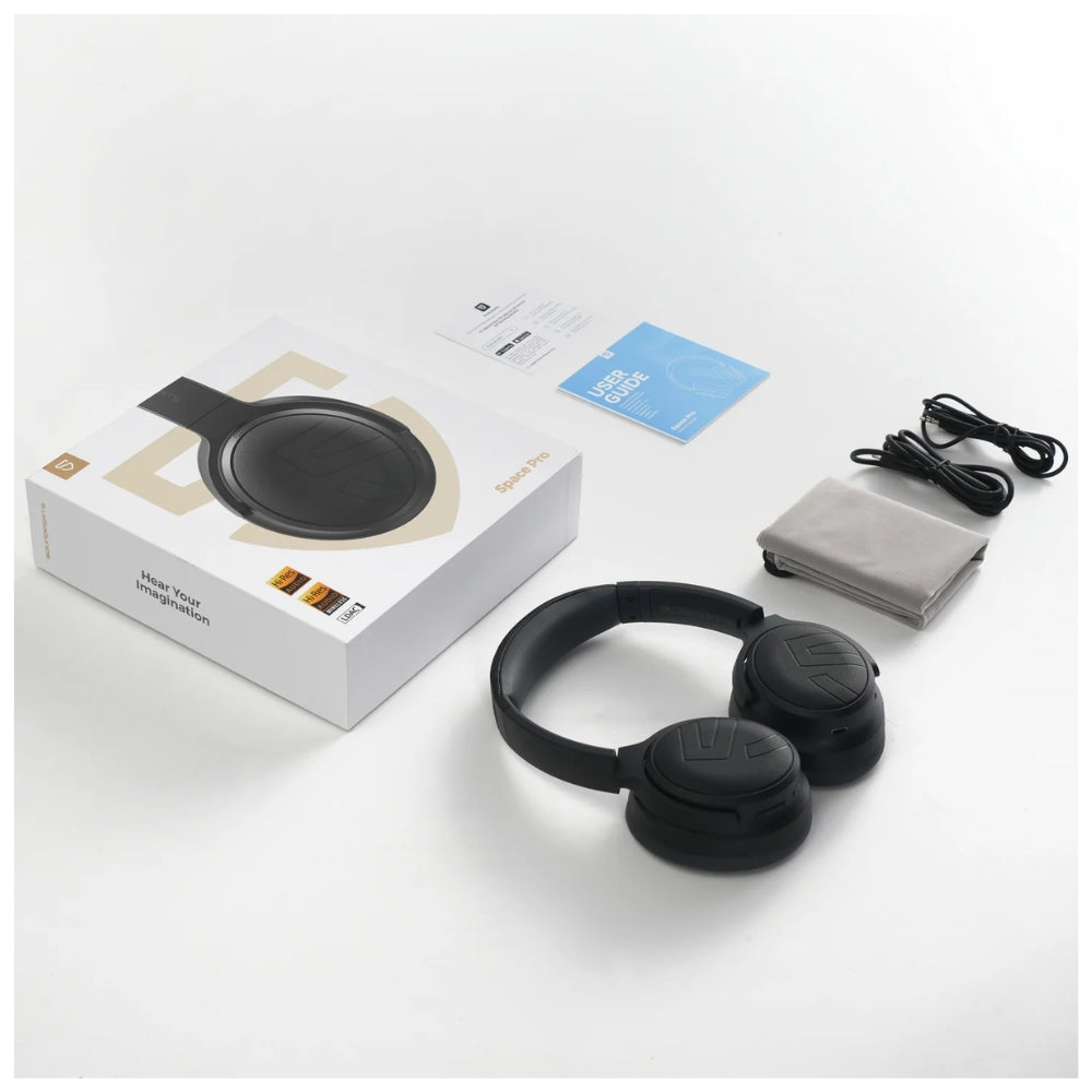 Audifono Soundpeats Space Pro Beige Anc Hibrido