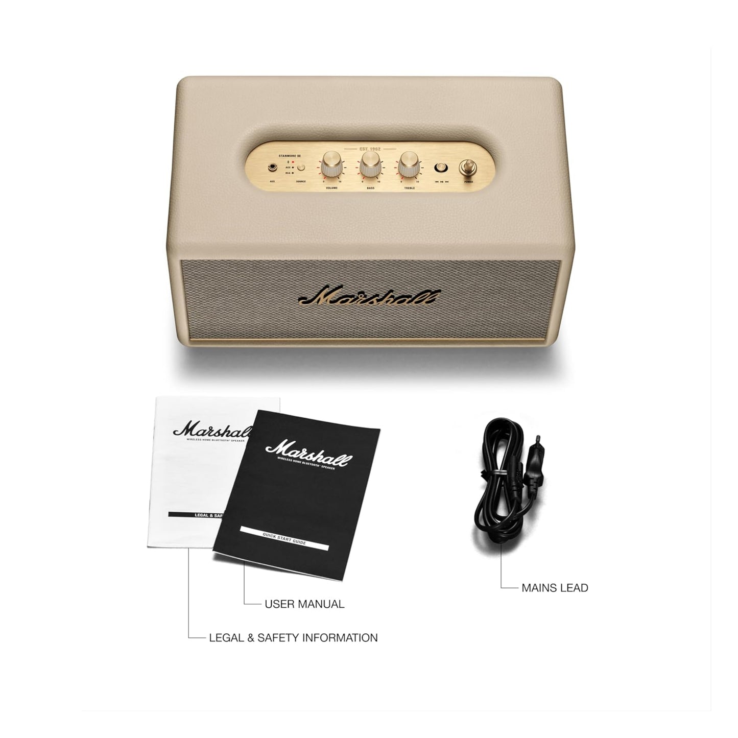 Parlante Bluetooth Marshall Stanmore III BT5.2 80 Watts RCA
