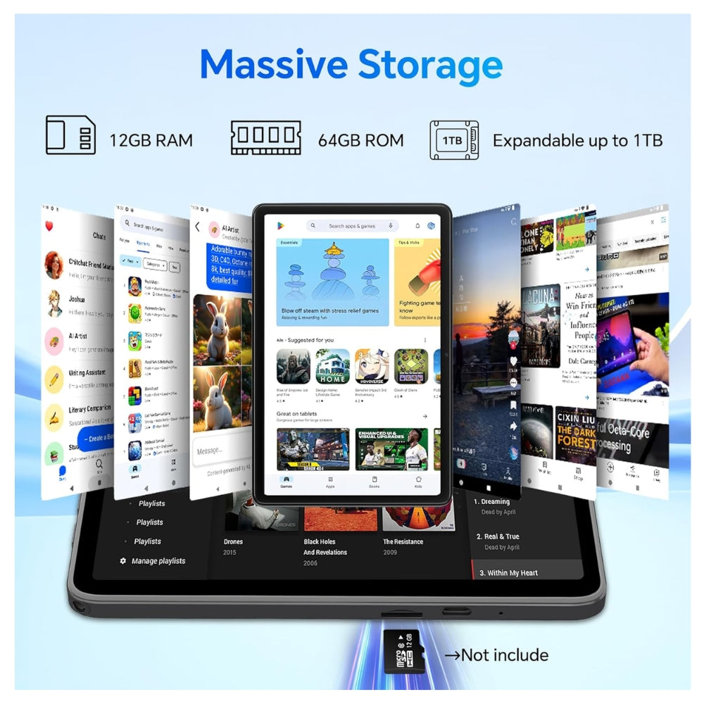 Tablet Blackview Tab 20 64GB Space Grey + Teclado de regalo