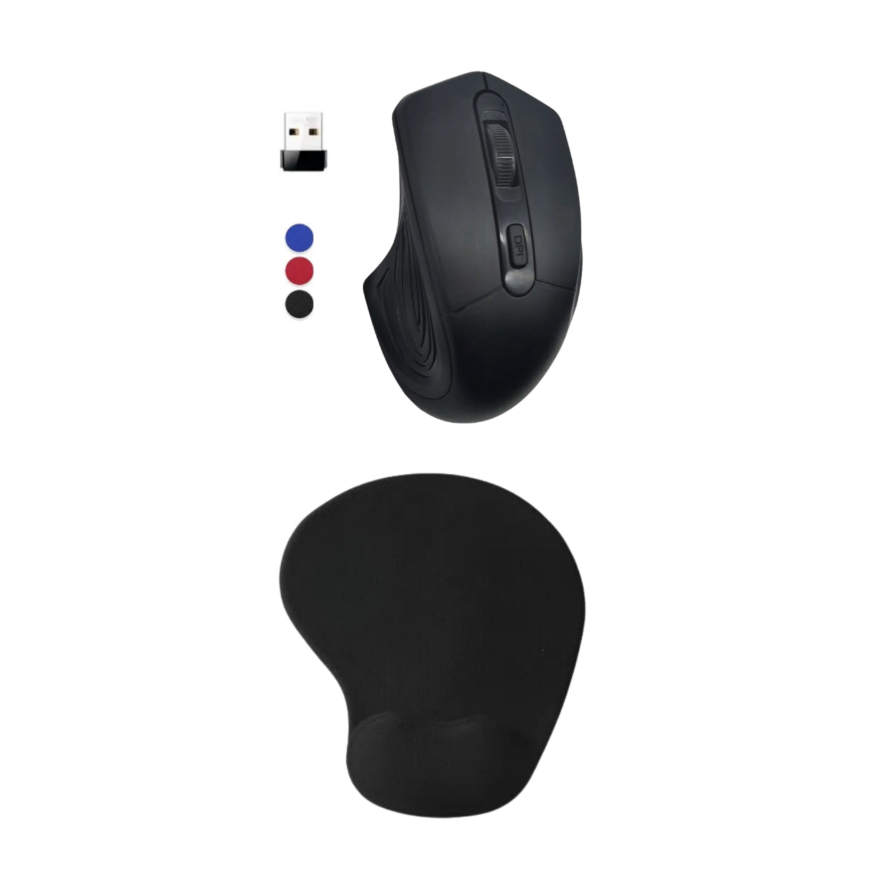 PACK COMPUTO MOCHILA PORTALAPTOP + MOUSE INALAMBRICO + PAD