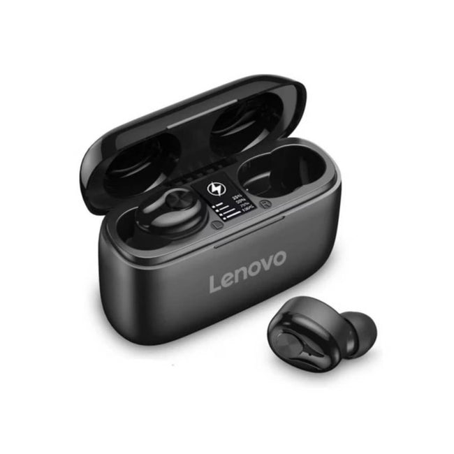 PR Audifono Inalambrico Lenovo Ht18 Earbuds Negro Bluetooth