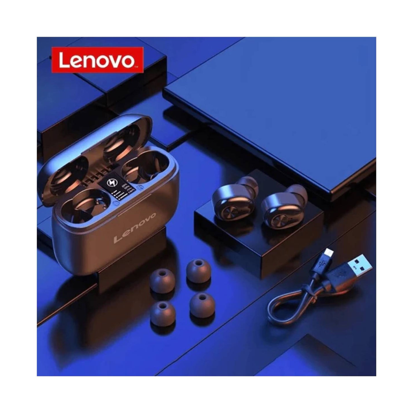 Audifono Inalambrico Lenovo Ht18 Earbuds + Lentes de sol