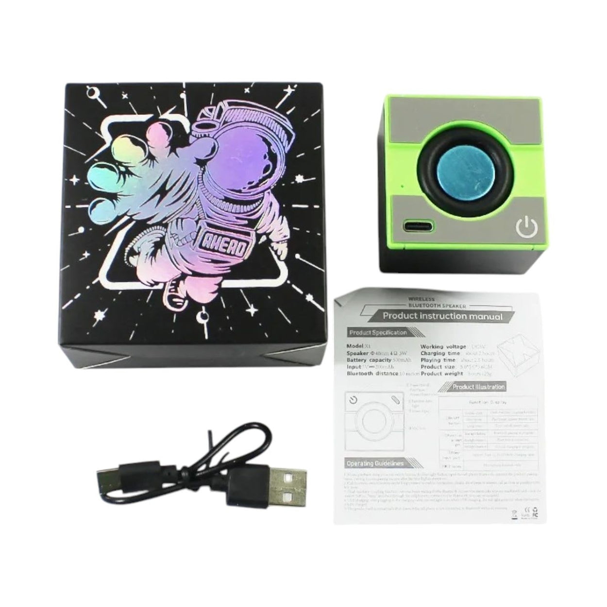 Pack x3 parlante Bluetooth X1 Sonido Estéreo 4h