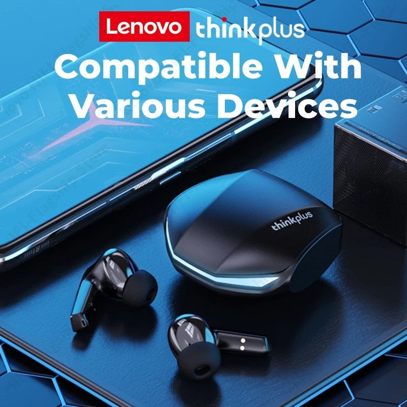 Audifonos Bluetooth Lenovo GM2 Pro Tws Gaming - Negro