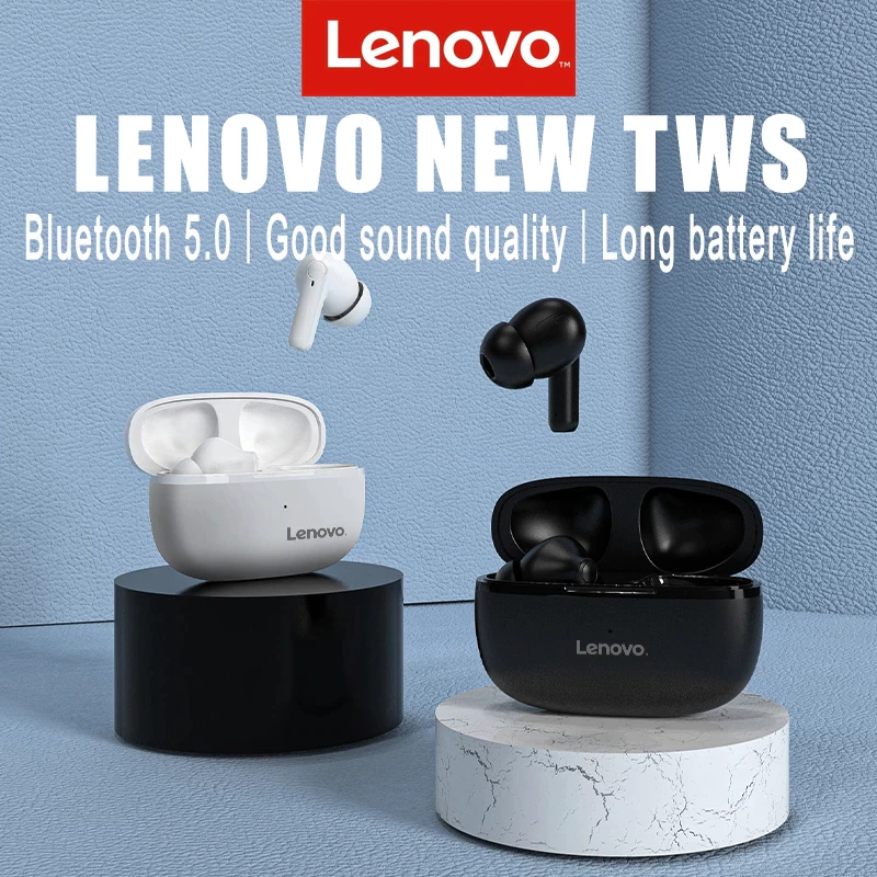 Audifonos inalambricos Lenovo HT05 TWS Negro Bluetooth 5.0