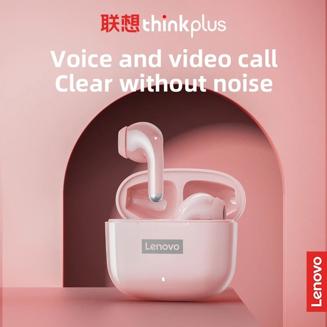 Audífono Bluetooth Lenovo LP40 Pro Tws 5.1 - Rosado
