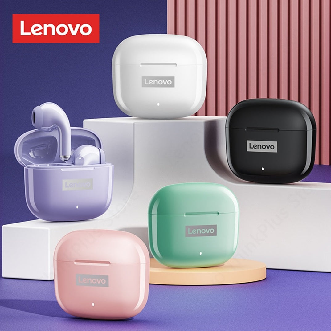Audífono Bluetooth Lenovo LP40 Pro Tws 5.1 - Rosado