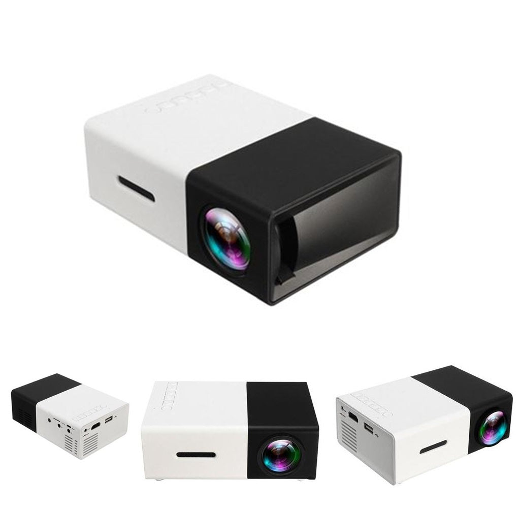 FU Mini Proyector Portatil Multimedia LED 1080P Con Control Remoto - Colores