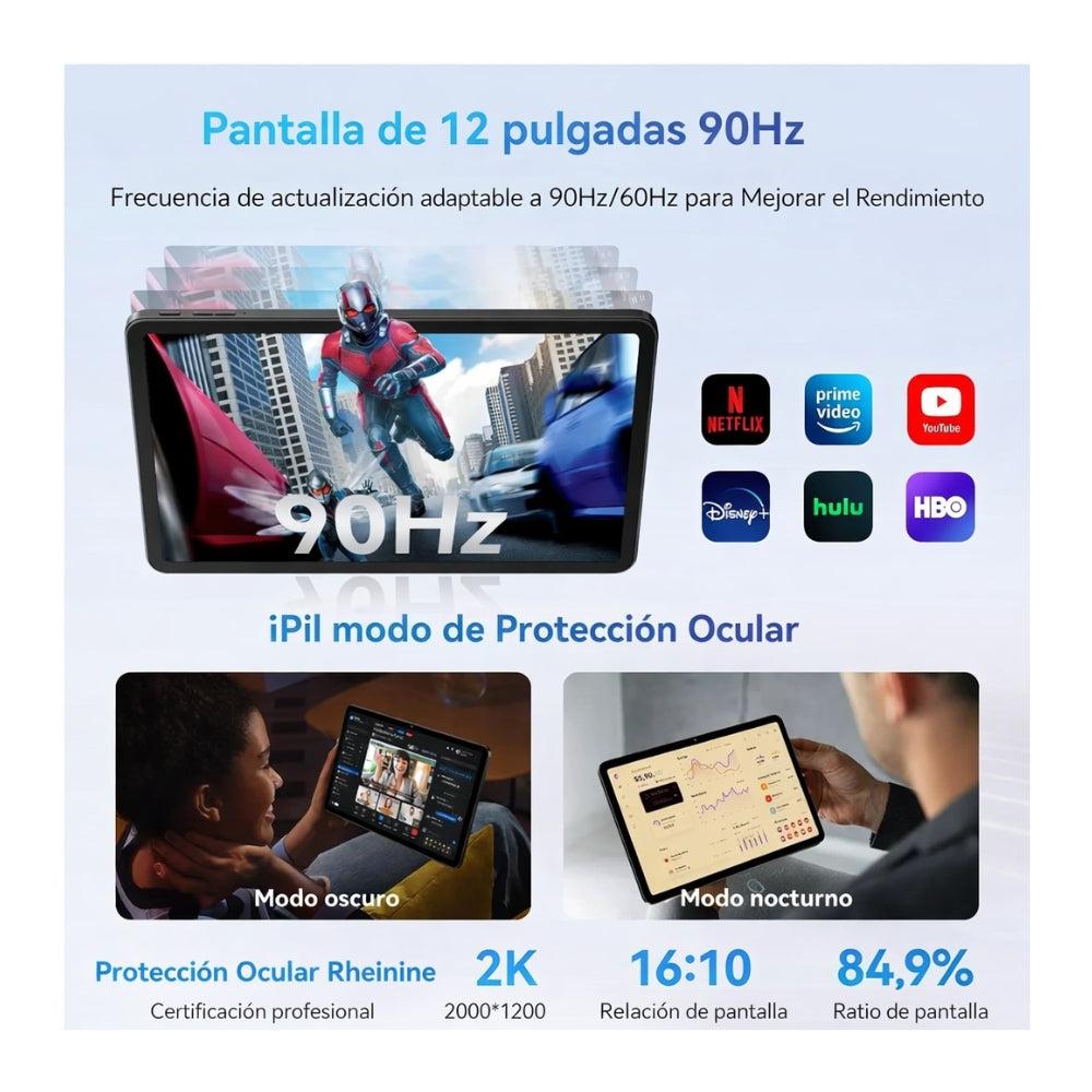 Tablet Blackview Mega 2 Wifi 36GB RAM 256GB 9000mAh Gris