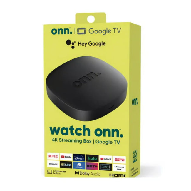 FU Streaming Watch Onn Google TV 4K con Control Remoto de Voz