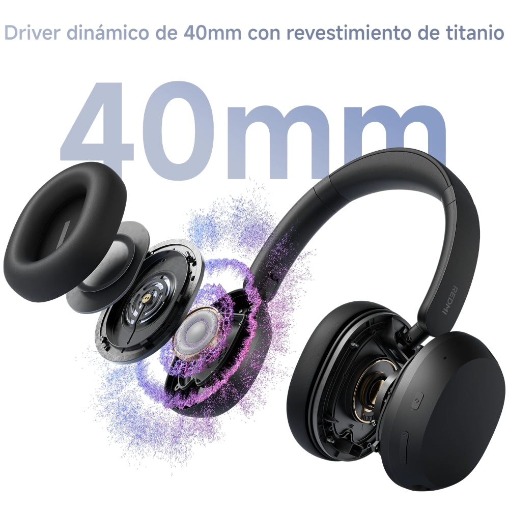 Audifono Redmi Neo Over ear con ANC 72h Hi-Res