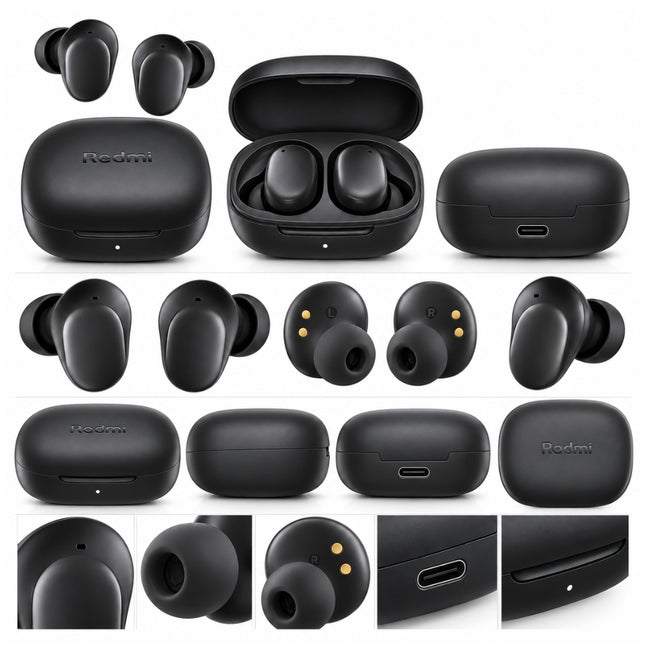 Combo Xiaomi Audífonos Redmi Buds 6 Play + Smart Band 11 Active Gris
