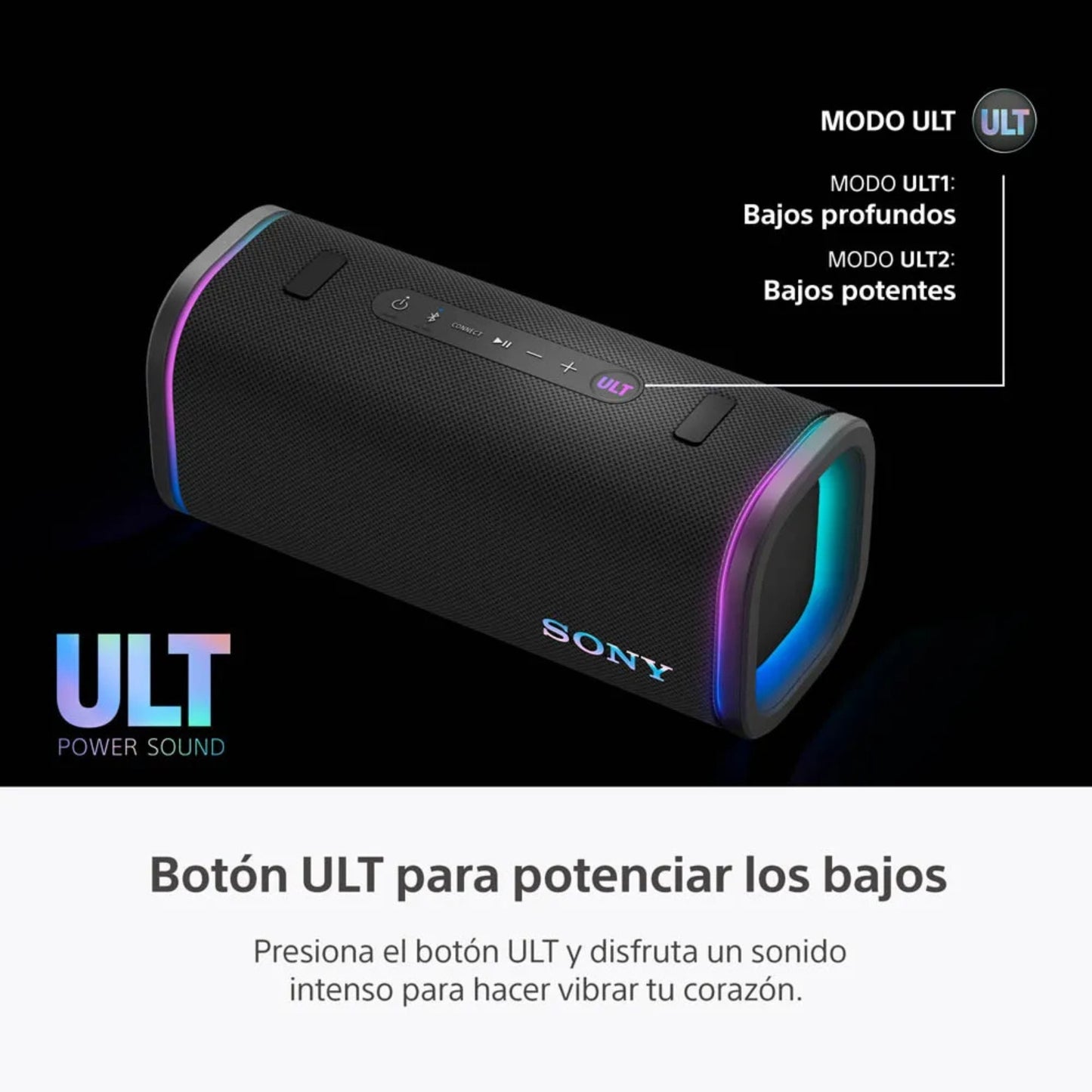 ⁠Parlante para fiesta Sony SRS-ULT50 ULT FIELD 5 Negro