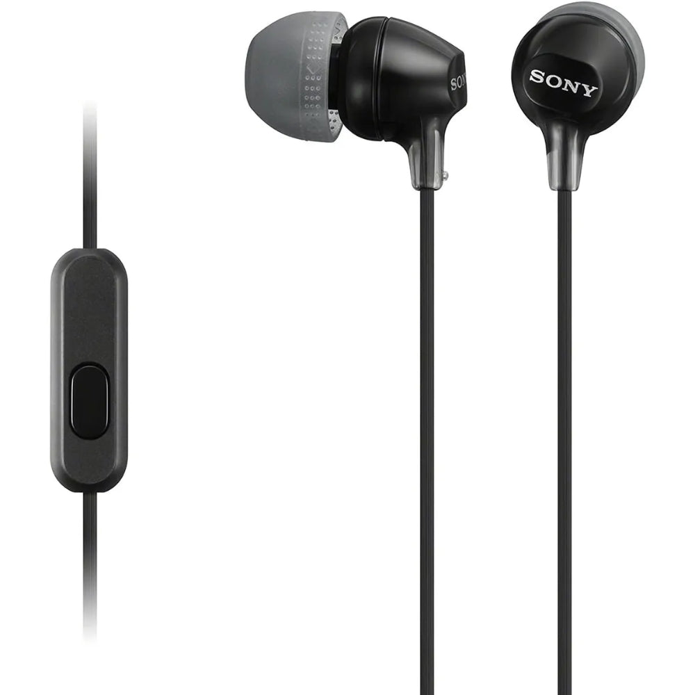 Audífono Sony EX15AP Con Micrófono Negro