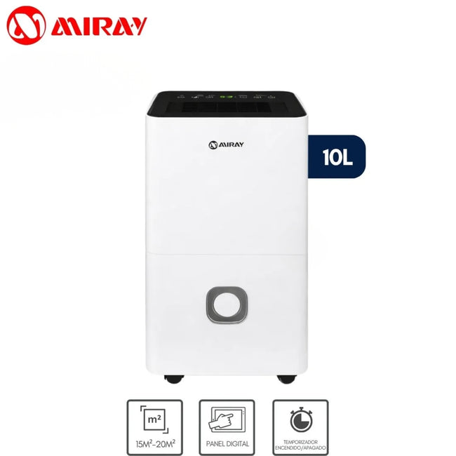 Deshumedecedor Miray Digital DM-125 1.5L 15 a 20 m2