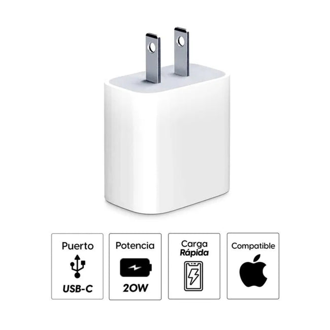 Cargador de pared Apple USB-C 20W