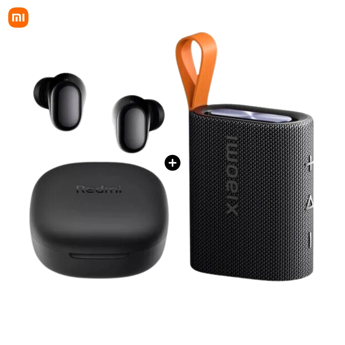 Audifonos Xiaomi Redmi Buds 6 Play Negro + Parlante Xiaomi Pocket