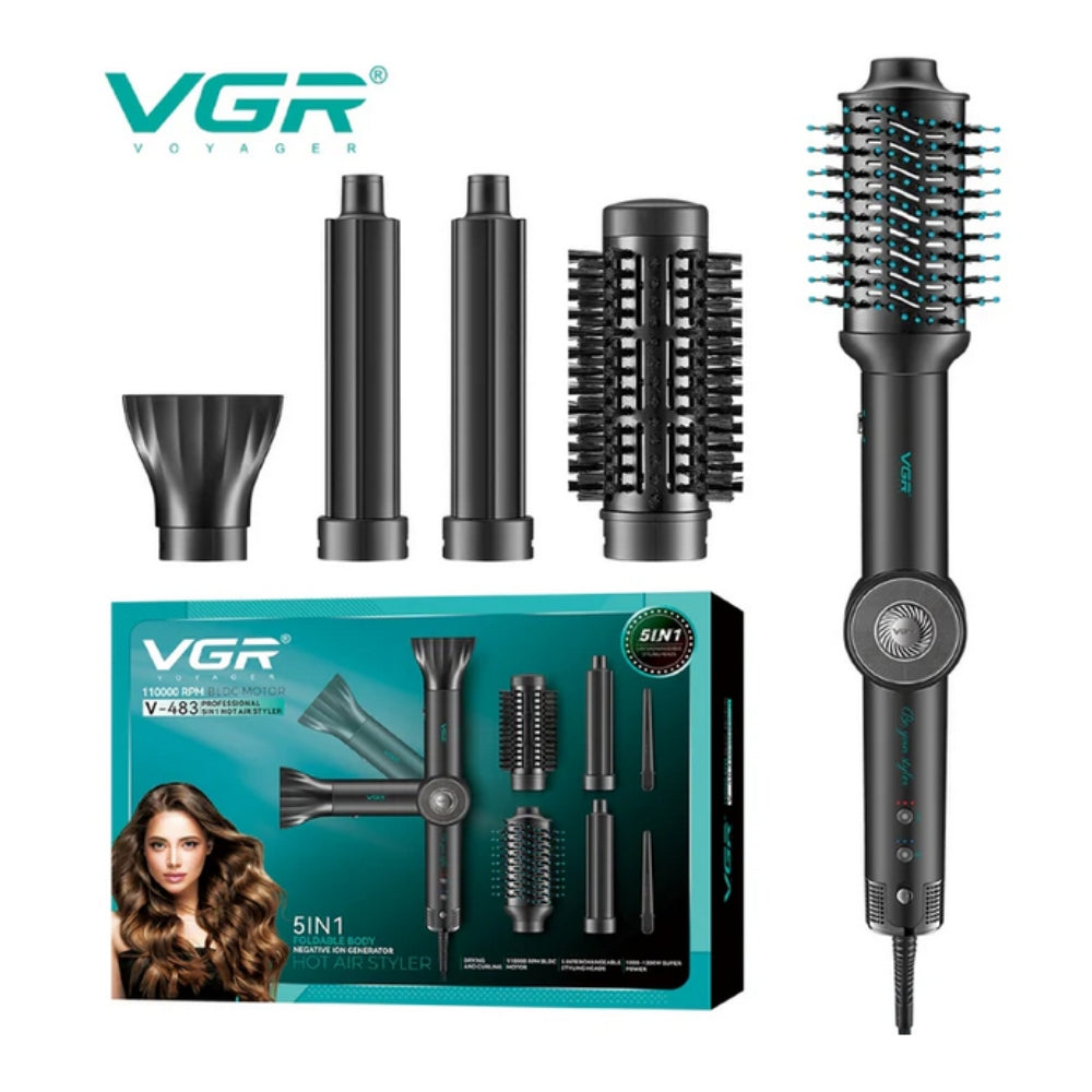 CEPILLO MULTISTYLER VGR VOYAGER V-483 PROFESIONAL 5 EN 1