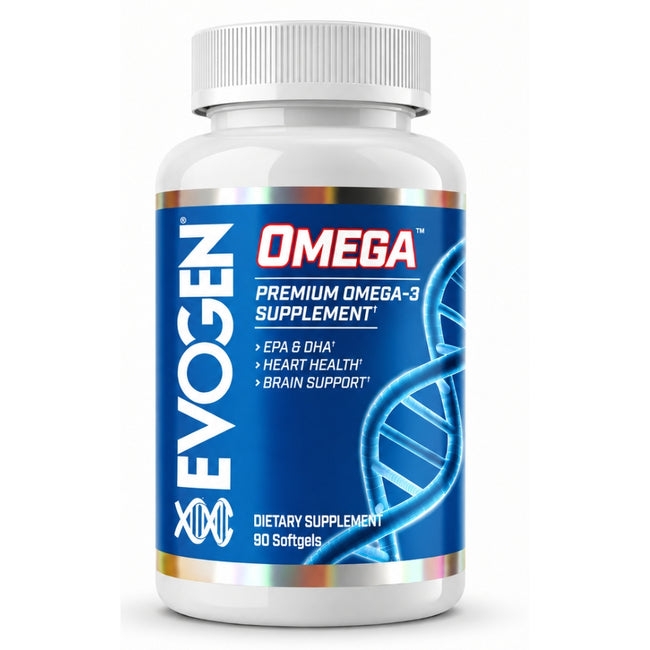 Omega 3 Evogen Fish Oil 3000mg 90 Cápsulas EPA 1200 DHA 900