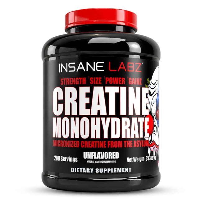 Creatina Insane Labz Monohidratada y Micronizada 1 KG 200 Servicios