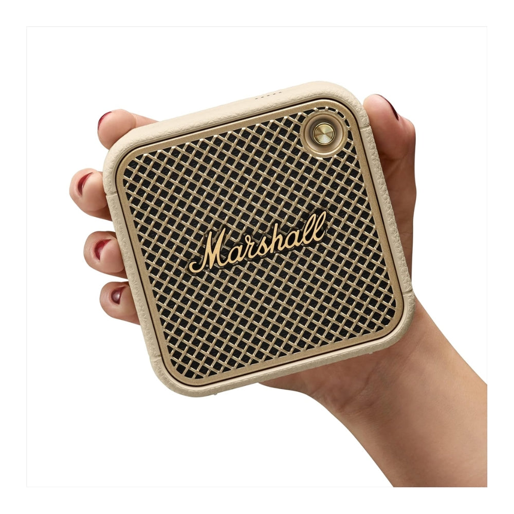 Parlante Bluetooth Portatil Marshall Willen II IP67 17Hrs Crema