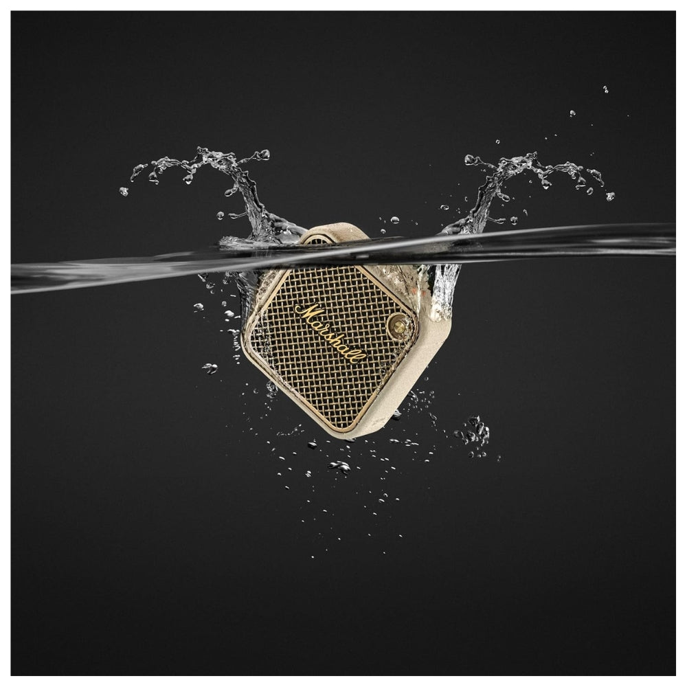 Parlante Bluetooth Portatil Marshall Willen II IP67 17Hrs Crema