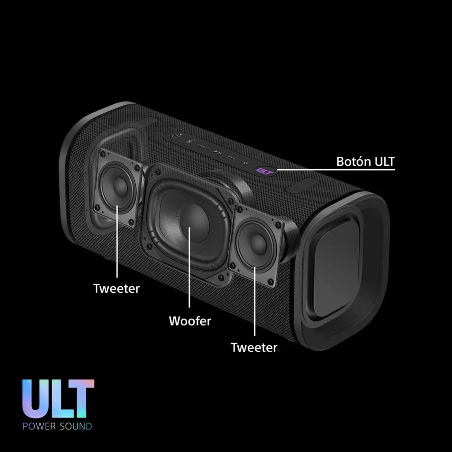 ⁠Parlante para fiesta Sony SRS-ULT50 ULT FIELD 5 Negro