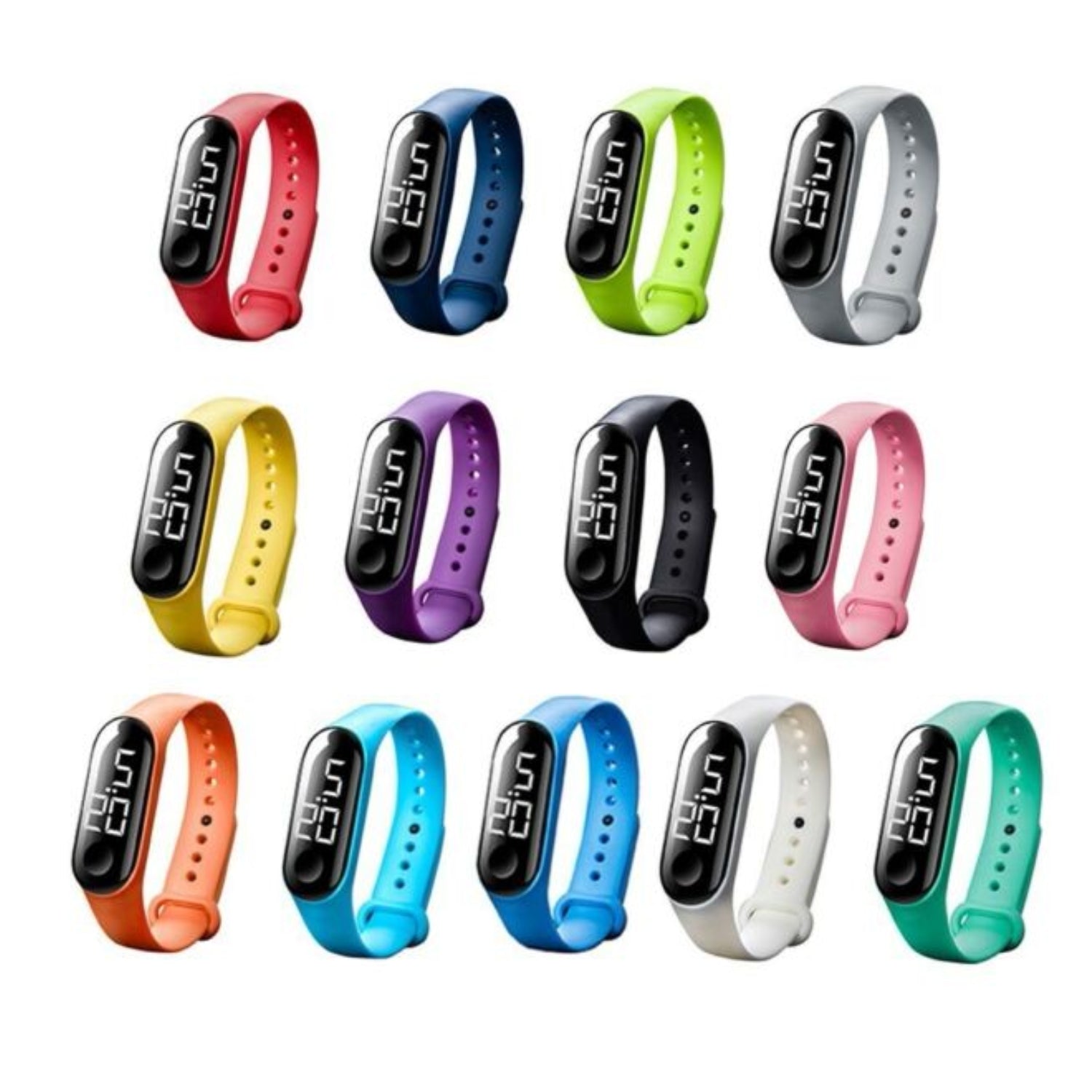 Reloj Digital LED Pulsera con pantalla t ctil impermeable Color Aleatorio