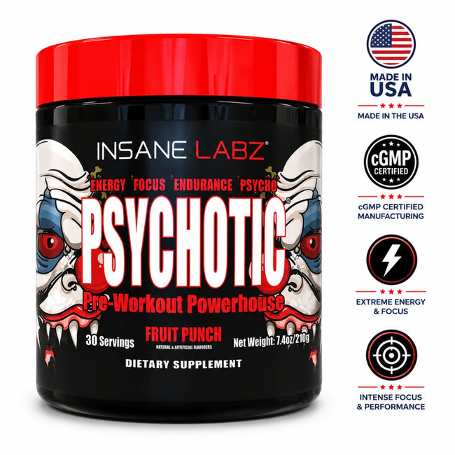 Pre Entreno Insane Labz Psychotic 210G 30 Servings Pre-Workout