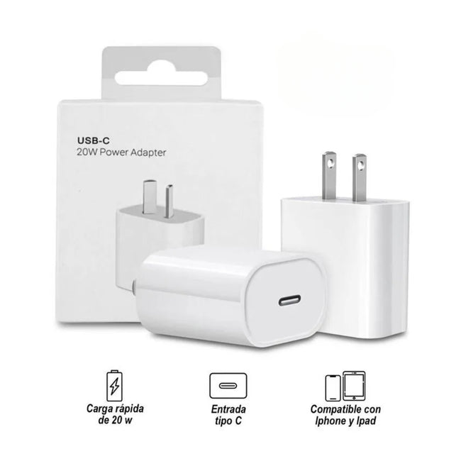 Cargador de pared Apple USB-C 20W