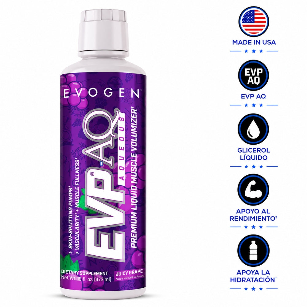 Evogen EVP AQ Glicerol Pre Entreno Líquido 473ml