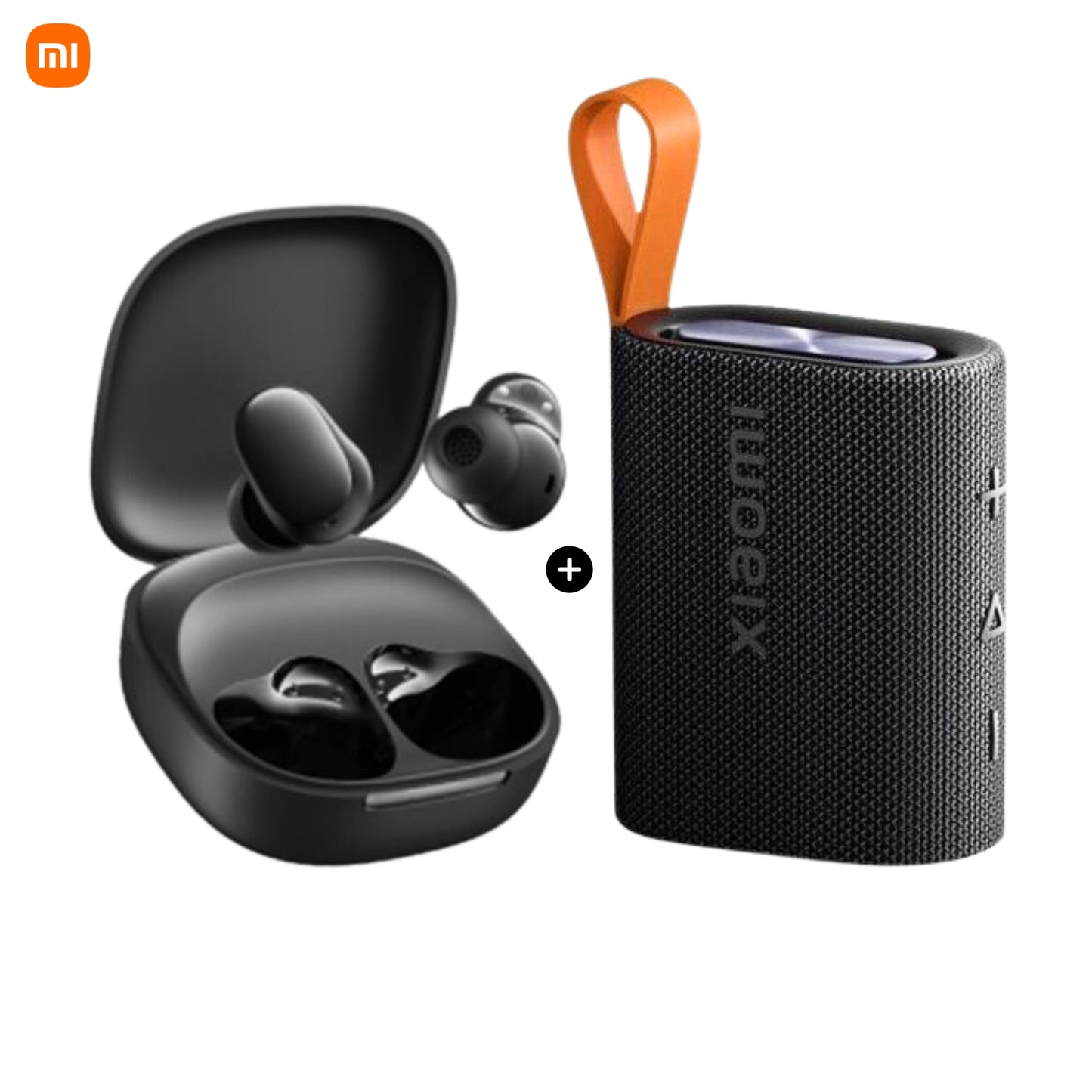 Audifonos Xiaomi Redmi Buds 6 Play Negro + Parlante Xiaomi Pocket