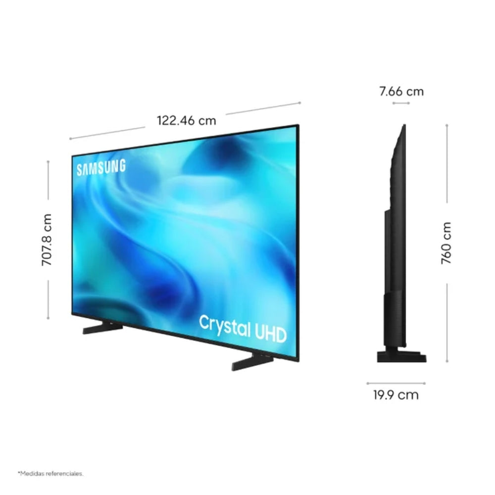 Televisor Smart TV Samsung 55" Pulgadas Crystal UHD 4K U8000H Vision AI Tizen 2026 UN55U8000HGXPE