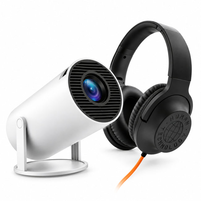Proyector HY300 Smart Android 11 WiFi + Audífonos Blacksheep Globe de Regalo
