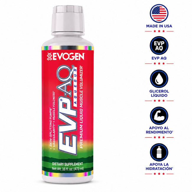 Evogen EVP AQ Glicerol Pre Entreno Líquido 473ml