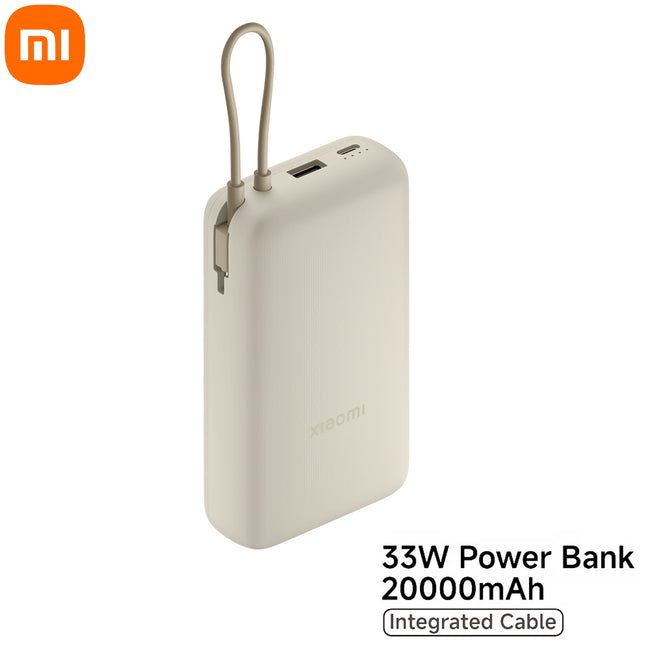 Power Bank Xiaomi 20000mAh 33W Fast Charger - Colores