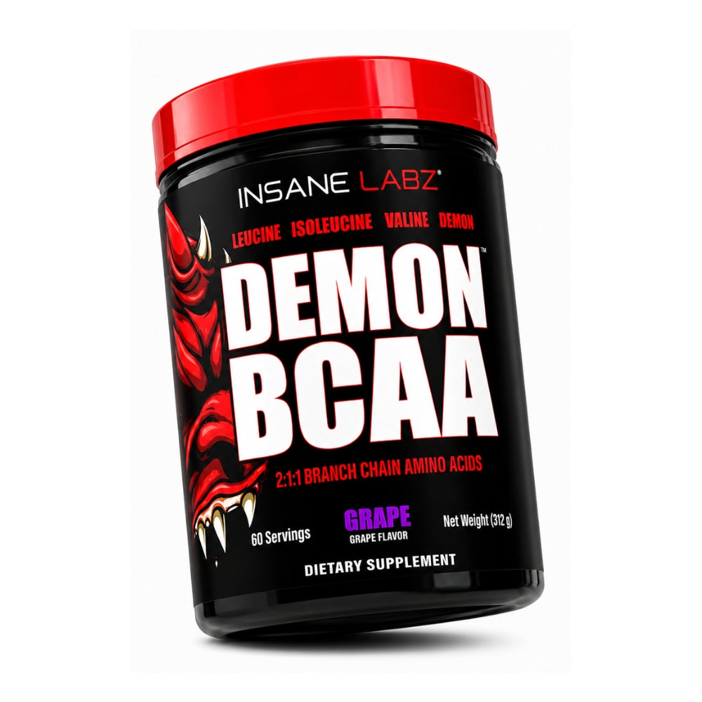 Demon BCAA Insane Labz Grape 60 Servicios Aminoácidos 2:1:1