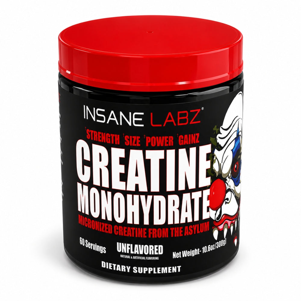 Creatina Insane Labz Monohidratada y Micronizada 300G 60 Servicios