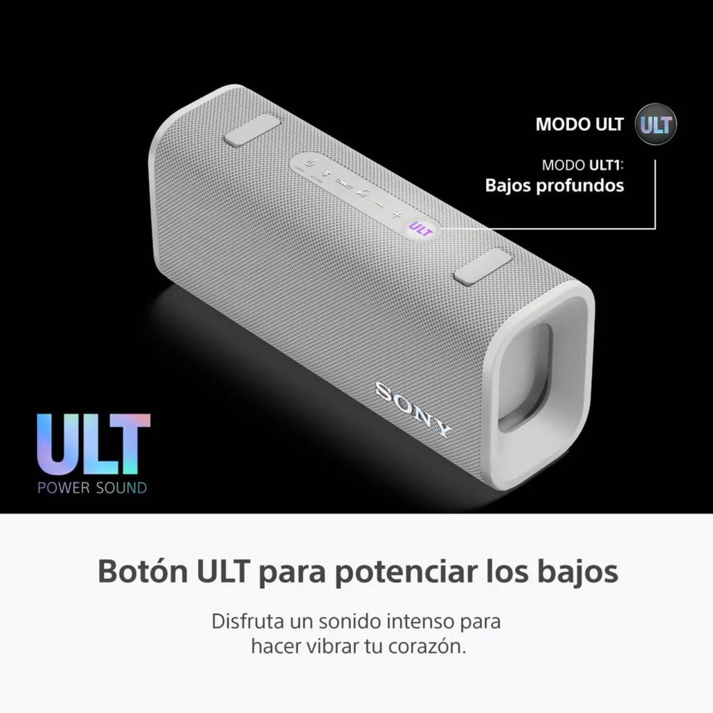 ⁠Parlante para fiesta Sony SRS-ULT30 24hrs Waterproof ULT FIELD 3 Blanco