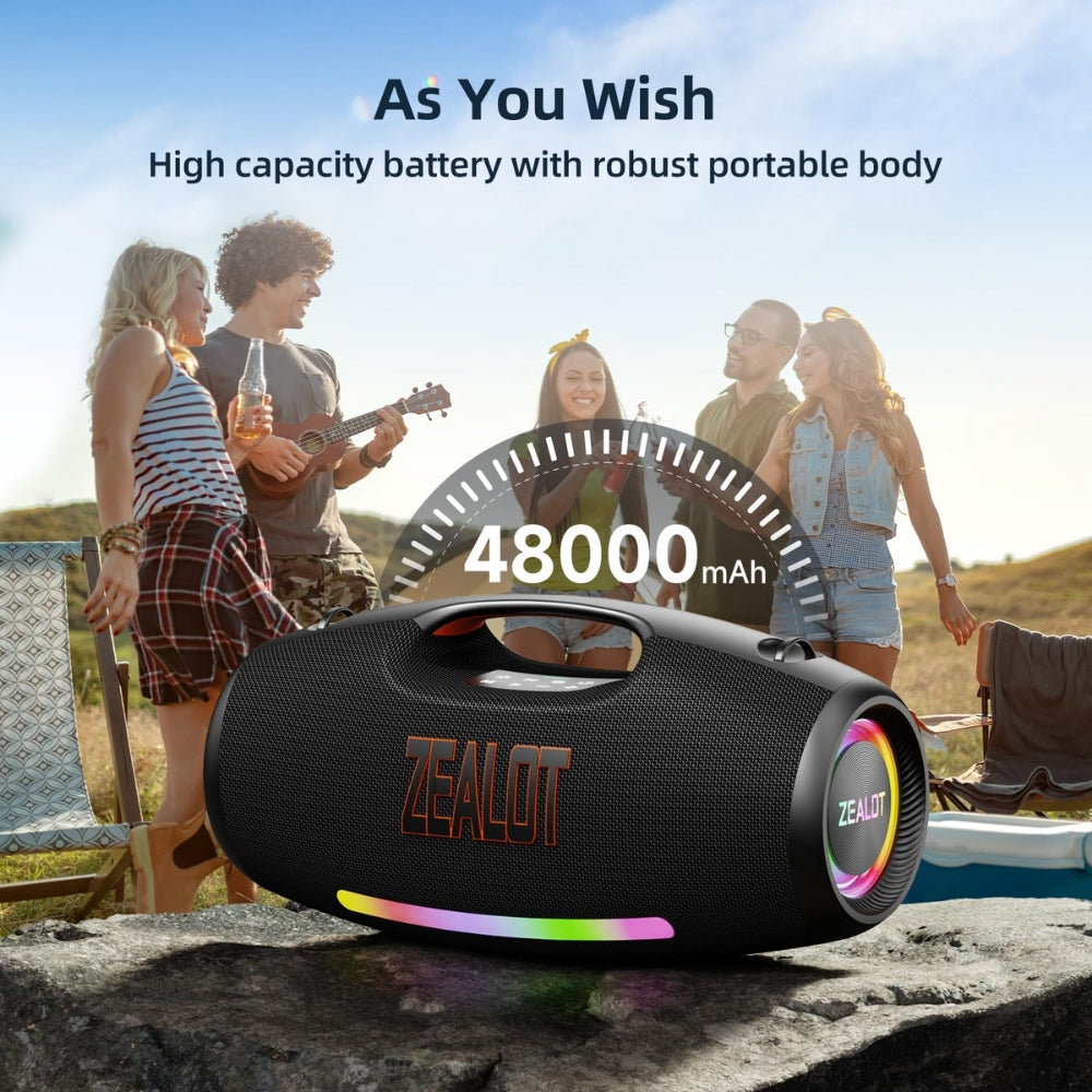 Parlante Bluetooth Zealot S89 250W Negro